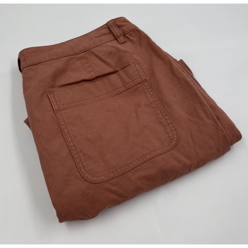 Eileen Fischer Women's 14 Cotton Pink Straight Leg‎ Dress Pants